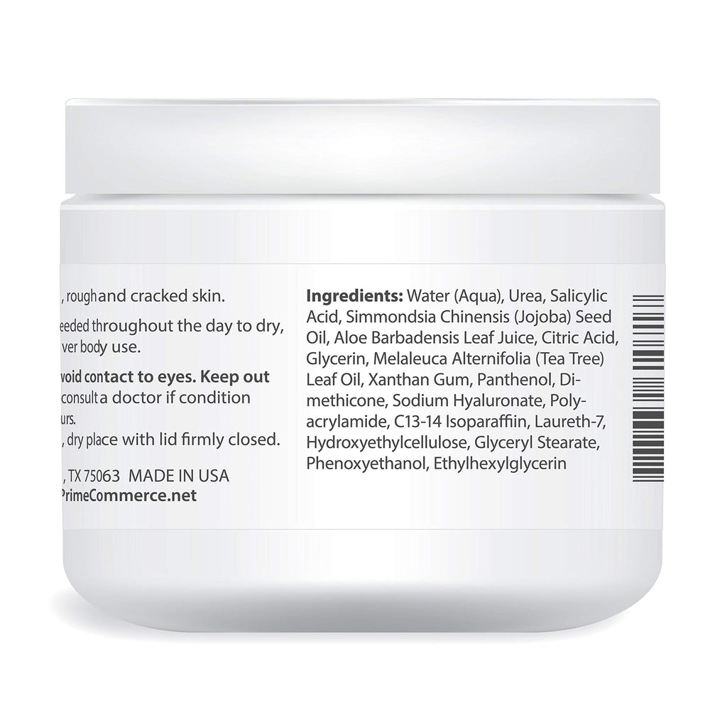 Peau douce après l’usage de Crème Urea Labs 10%.