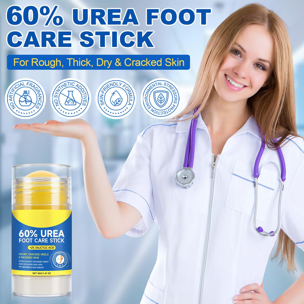 Urée-pieds-stick : ciblage des callosités tenaces pour douceur durable.