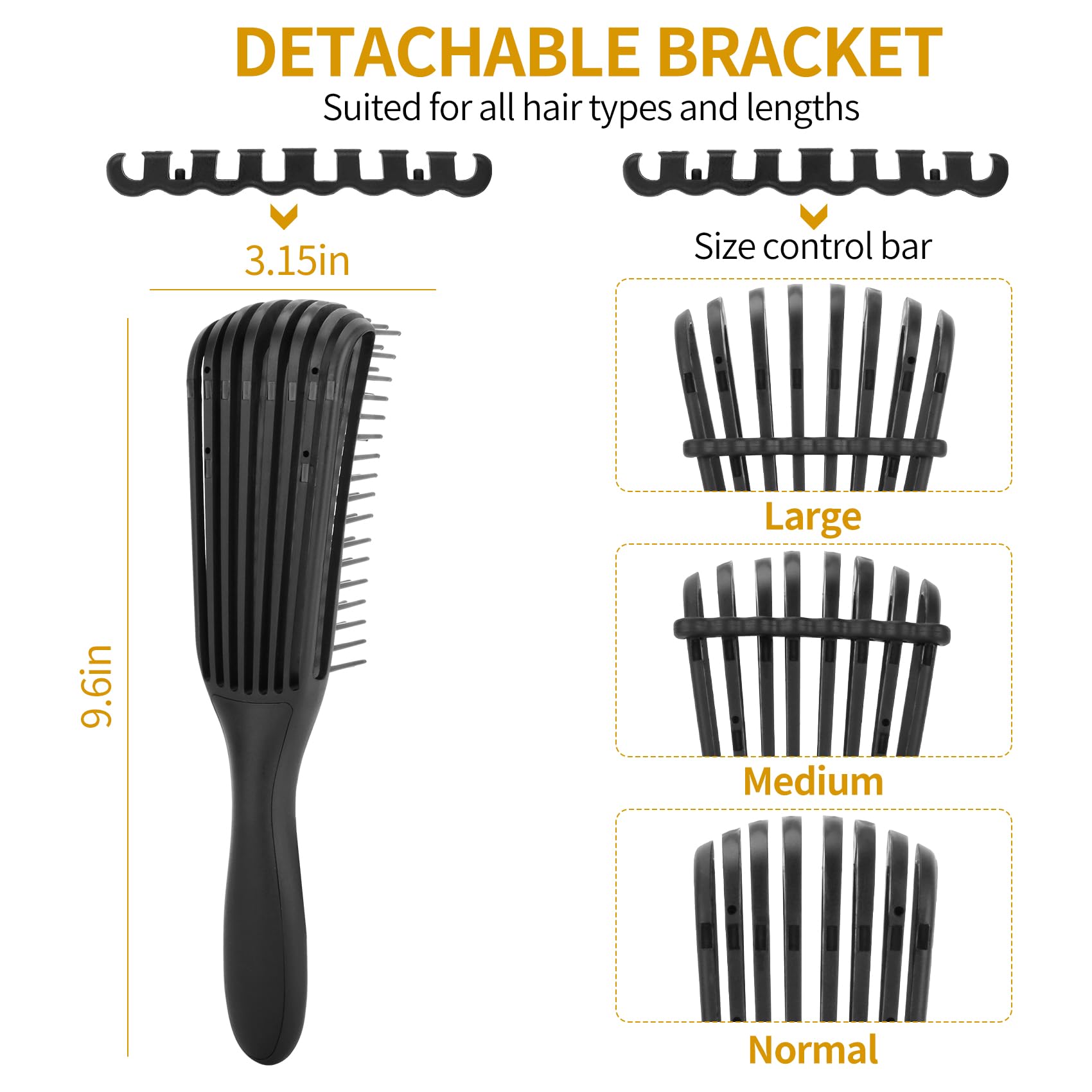 Brosse bord double-face UREELIN pour lisser les contours avec précision.