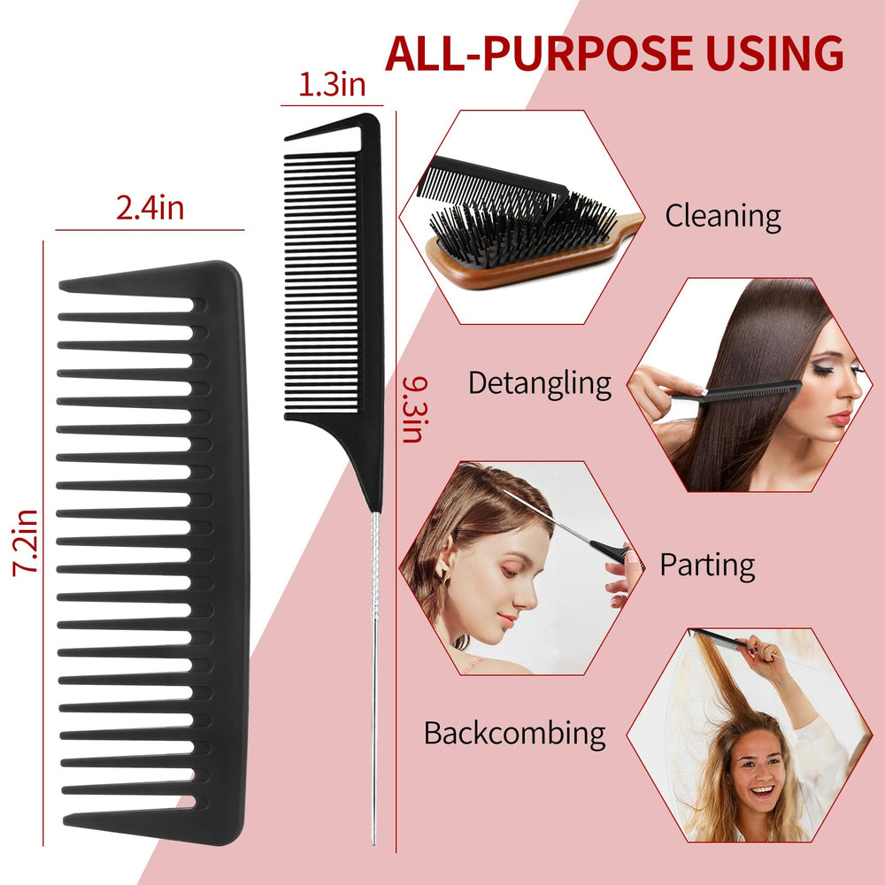 Dents en nylon de la brosse démêlante UREELIN pour démêlage efficace.