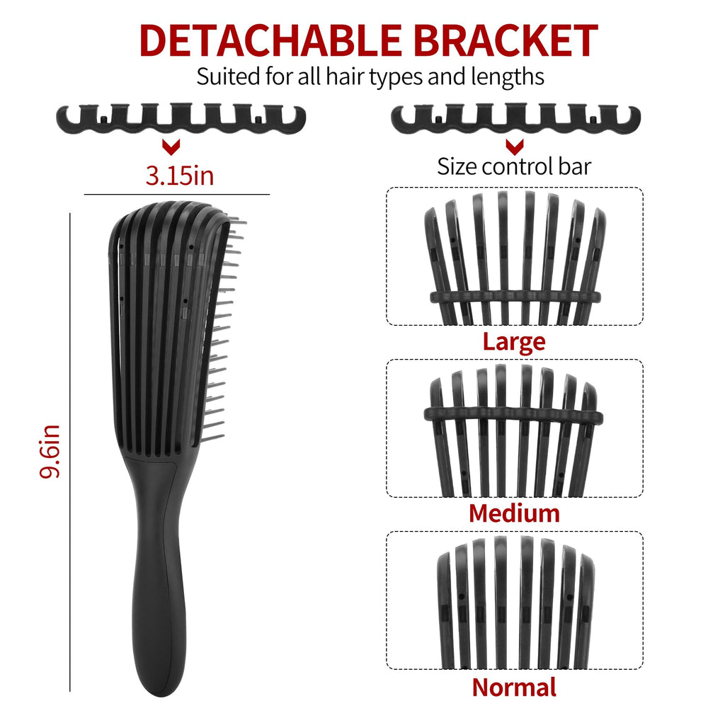 Peigne à dents larges UREELIN, démêlage sans casse des longueurs.