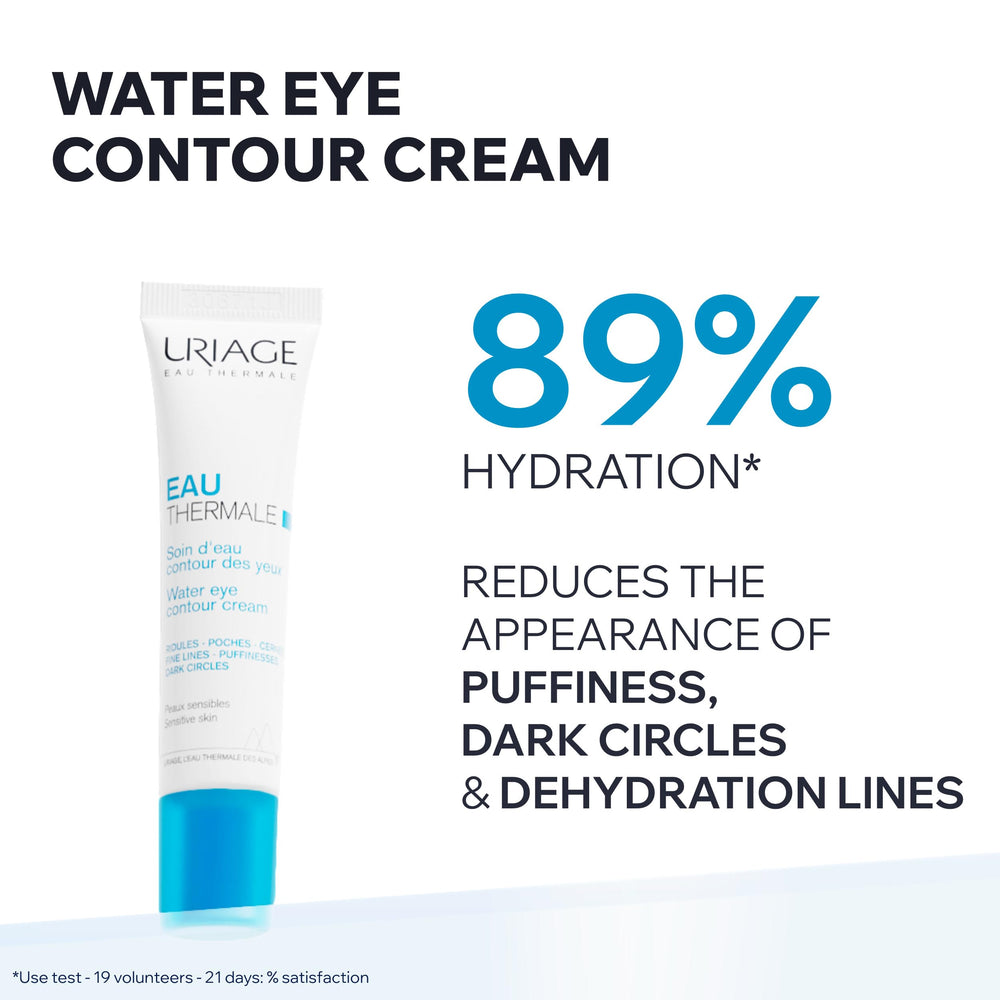 Crème Yeux Hyaluronique Uriage : application facile et confort durable.