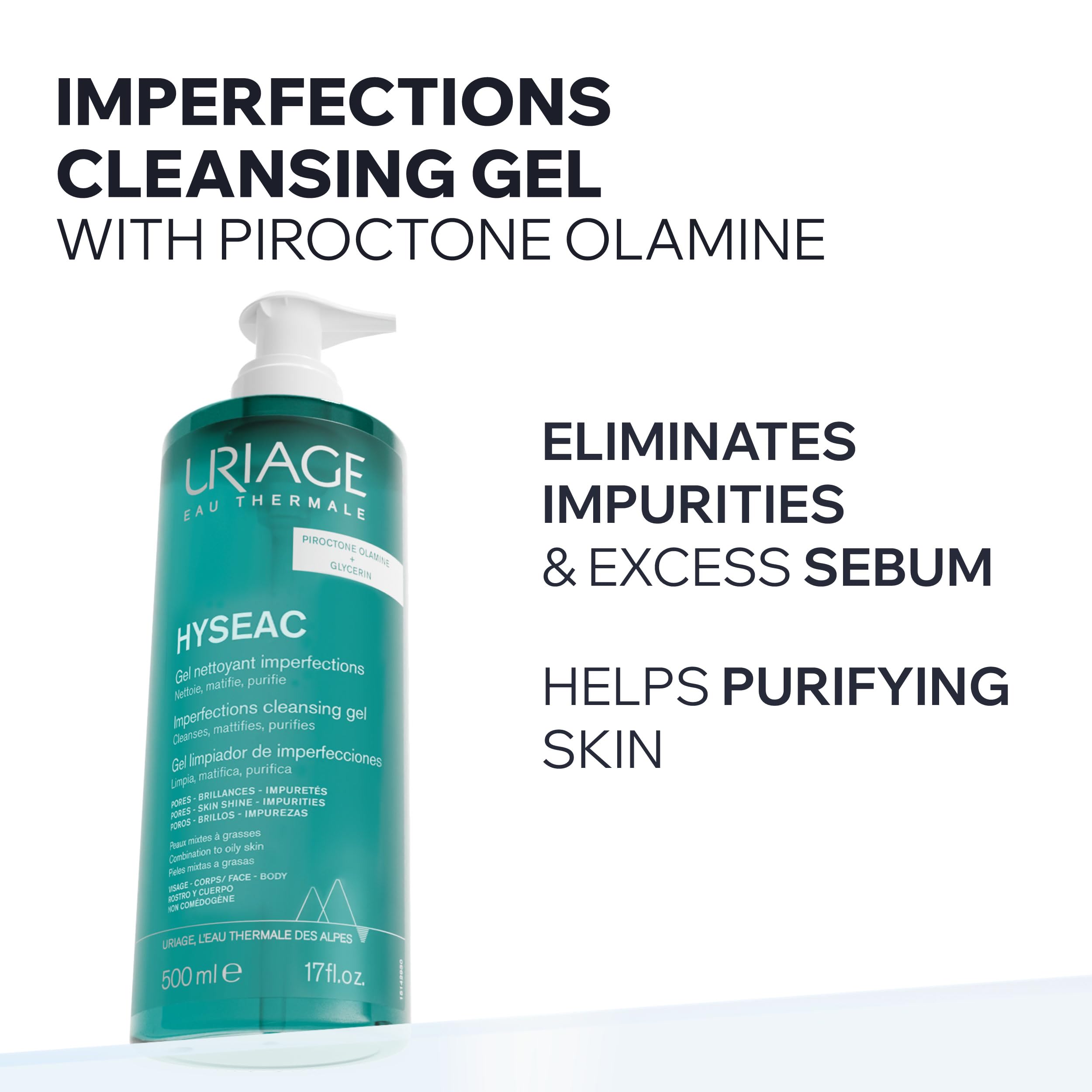 Gel sans savon respectant le pH physiologique
