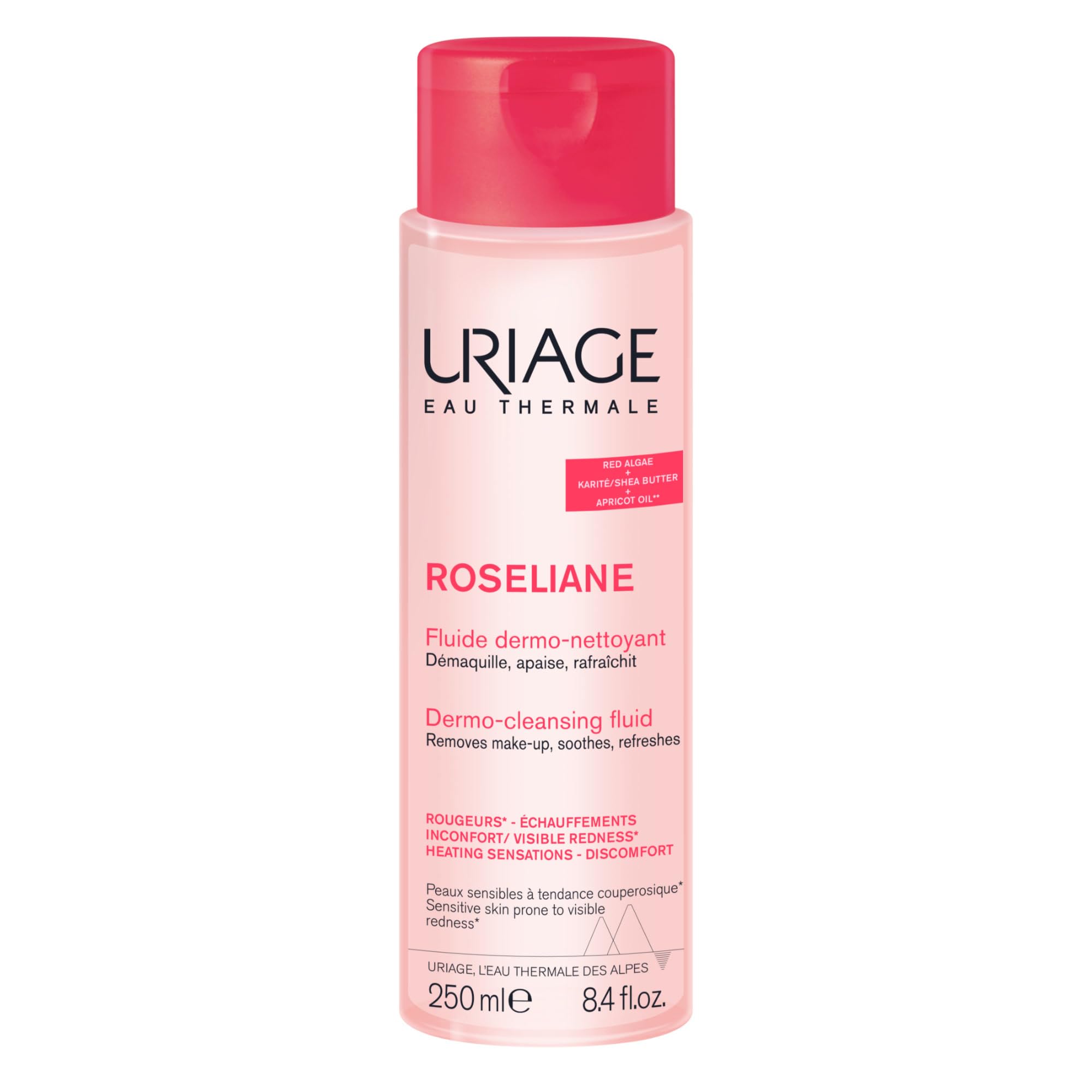 Démaquillant Roseliane pour visage et yeux sensibles, douceur assurée.