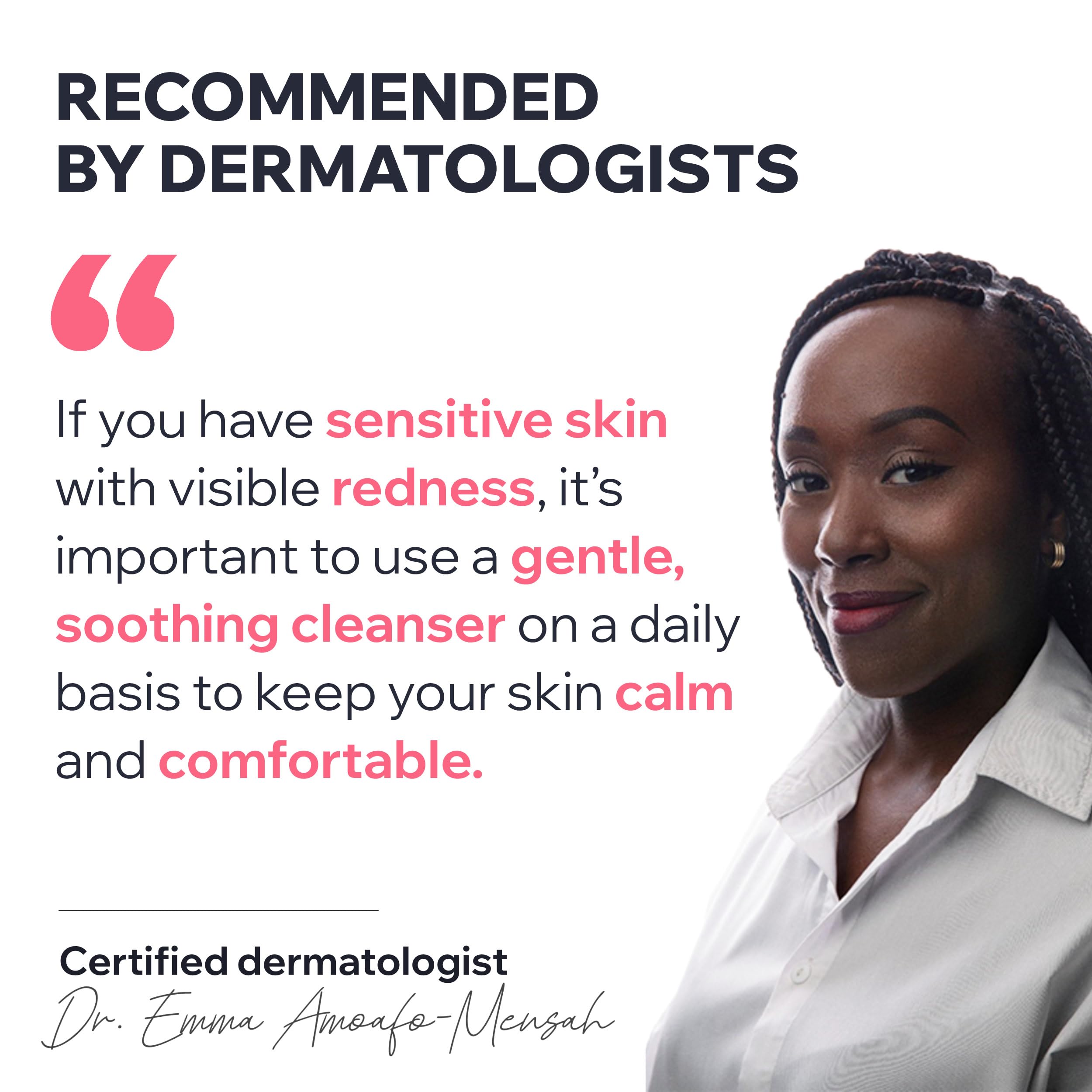 Roseliane, produit dermatologiquement testé sur peaux sensibles.