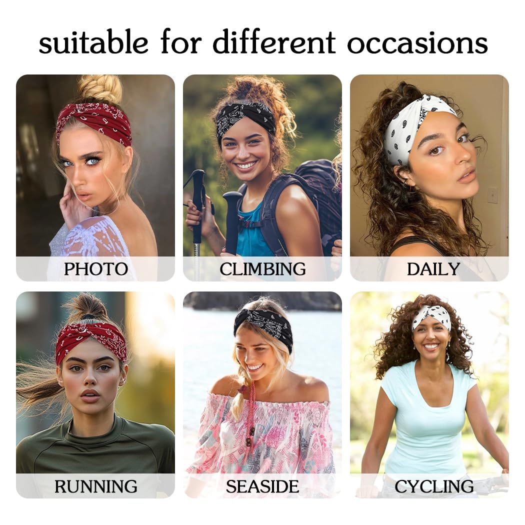 Urieo Bandana ensemble 4 pièces, idéale pour varier les styles.