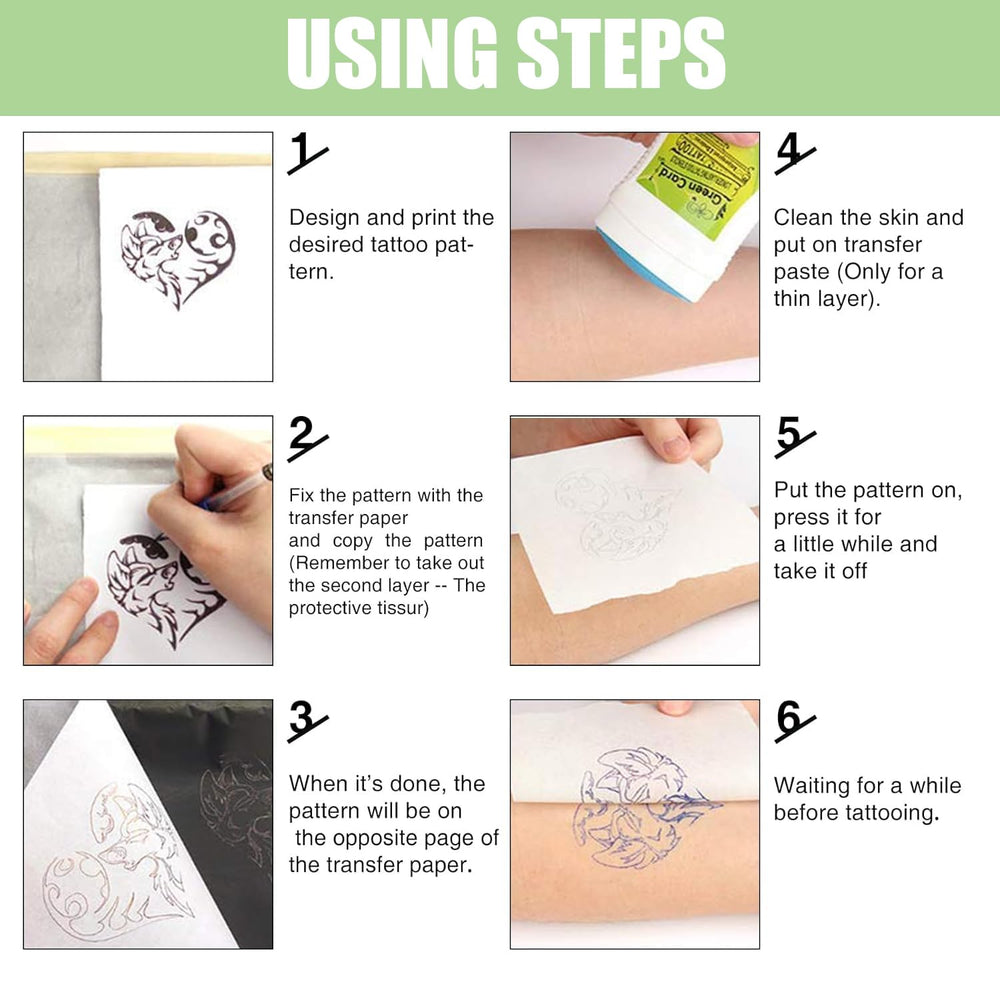 Urknall Gel Transfert tatouage: stencil clair et précis