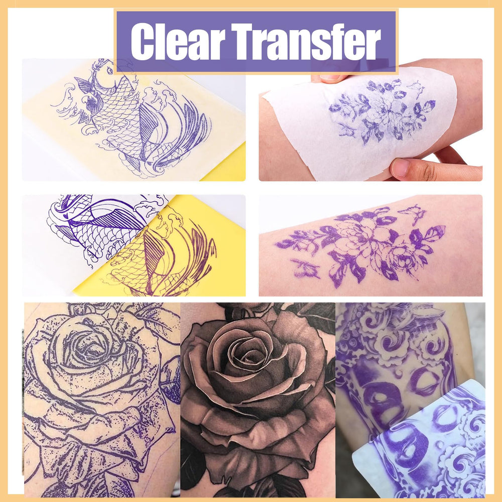 Urknall papier stencil tatouage A4 4 couches transfert précis sans bavure.
