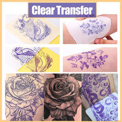 Urknall papier stencil tatouage A4 4 couches transfert précis sans bavure.