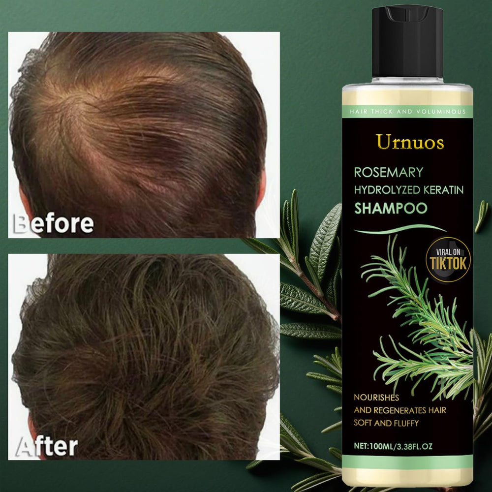 Urnuos Ingrédients romarin huile essentielle, soin nourrissant du cuir chevelu