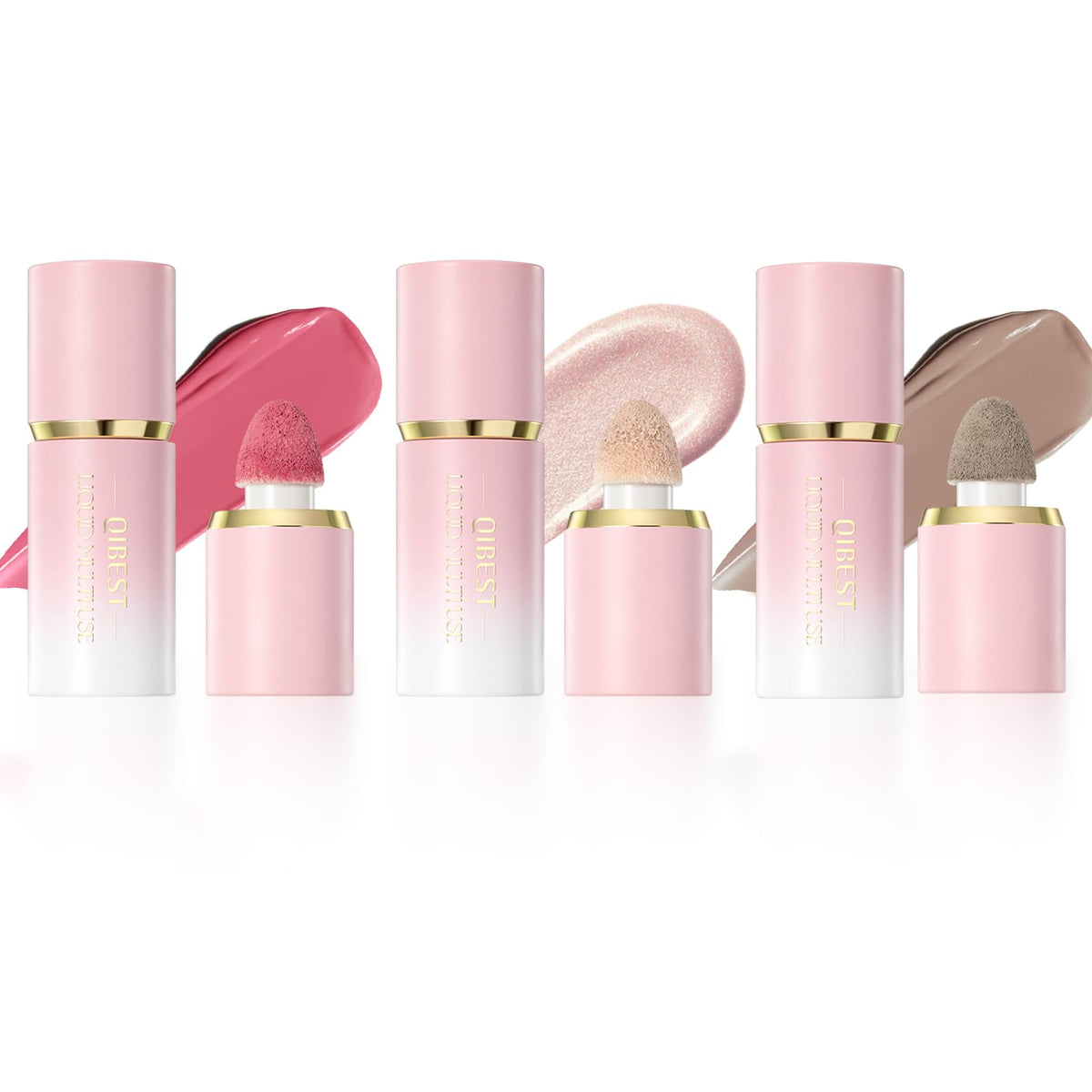 URQT contour liquide: définition des joues pour un relief naturel.