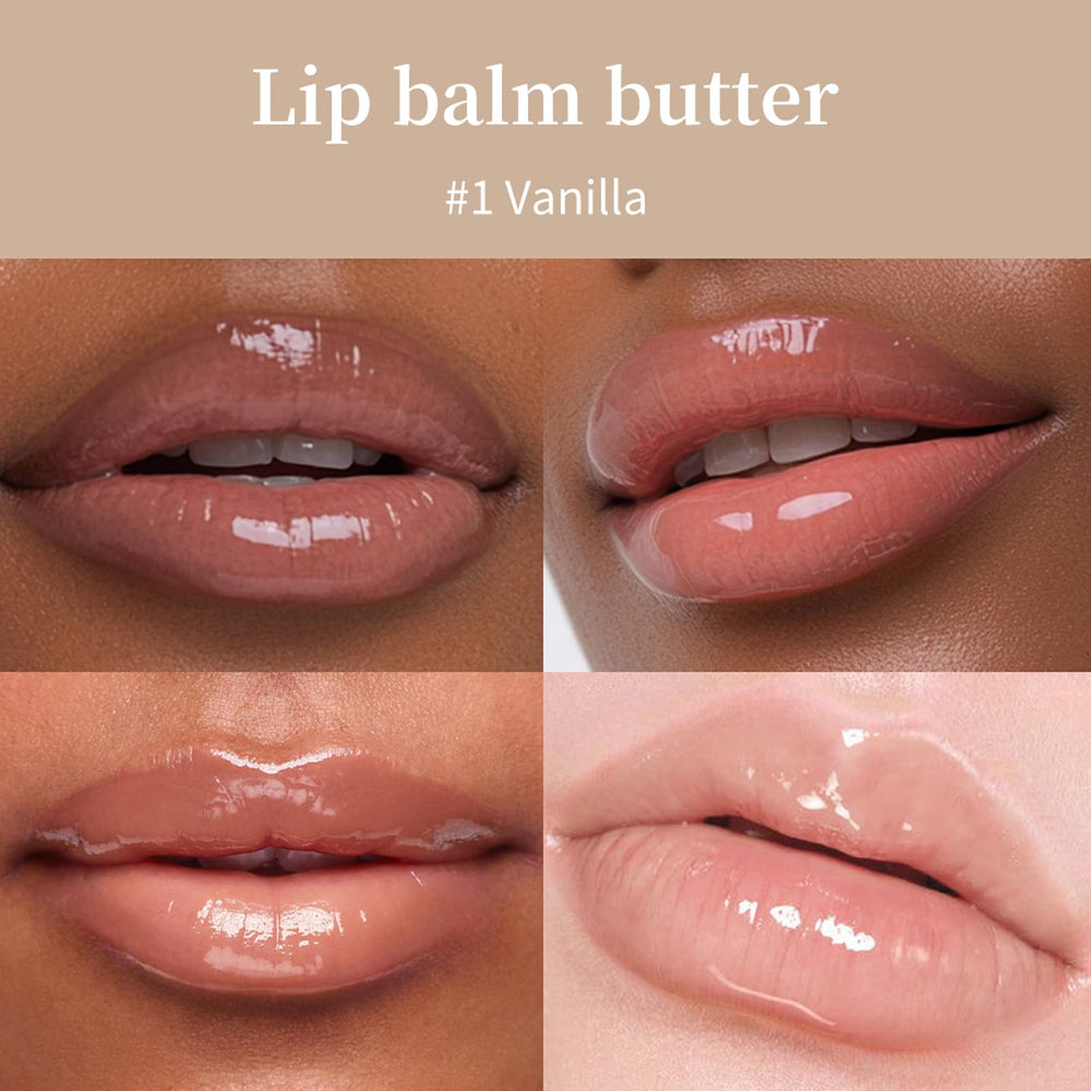 URQT lip butter balm melt-into-lips texture glides smoothly for instant comfort.