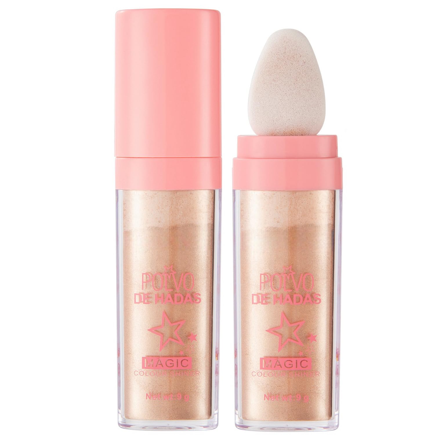 URQT Poudre de Fée visage, éclat nacré durable.