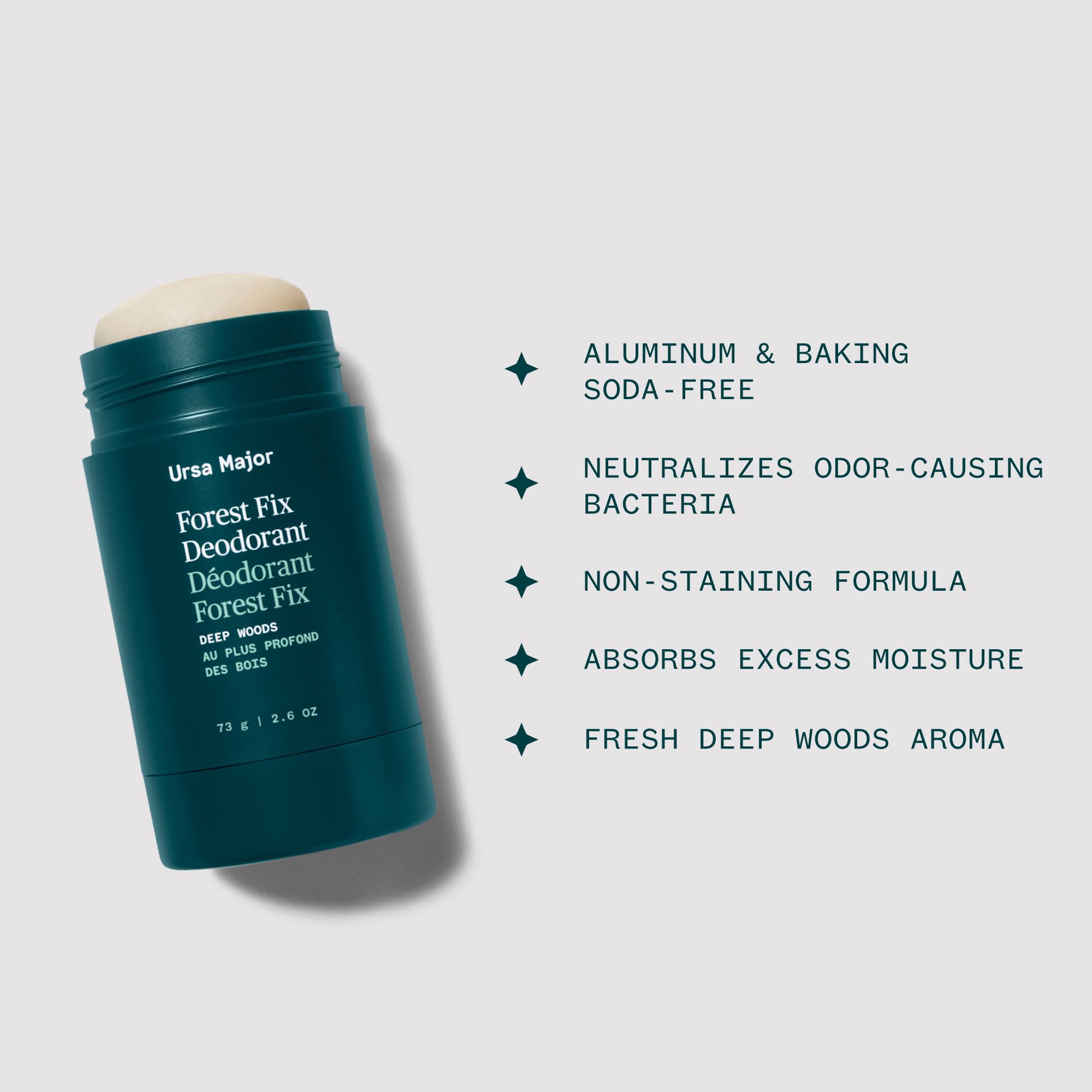 Ursa Major Forest Fix image shows ingredient-rich formula supporting gentle underarm care.