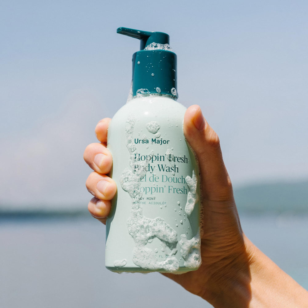 Ursa Major Hoppin’ Fresh: arôme menthe et eucalyptus offre une fraîcheur revitalisante.