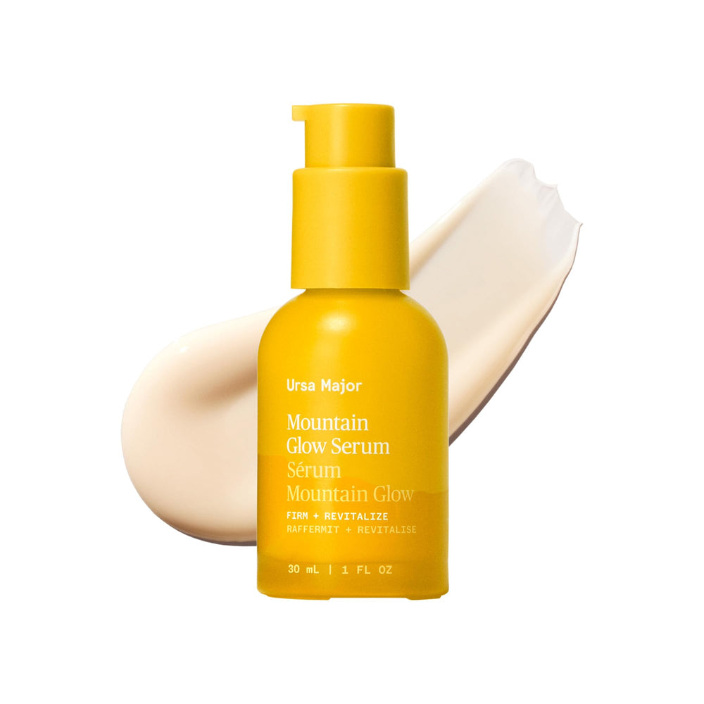 Ursa Major – flacon en verre du sérum Montagne Brillance, hydratation rapide