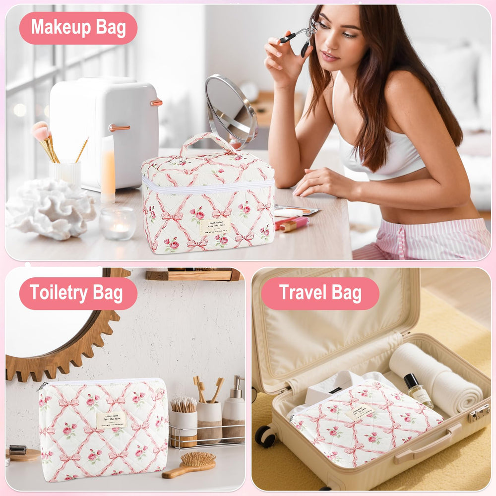 URSKYTOUS étui soins voyage portable, rangement sûr et léger