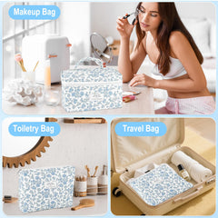 URSKYTOUS trousse grande matelassee, rangement soigné pour soins et maquillage