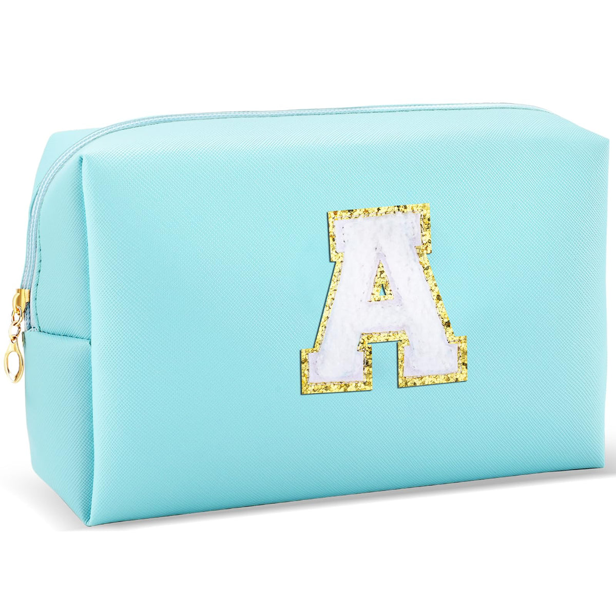 URSKYTOUS trousse initiale bleue ouverte pour ranger le maquillage