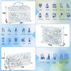 URSKYTOUS trousse moyenne matelassee, idéale pour organiser palettes et pinceaux