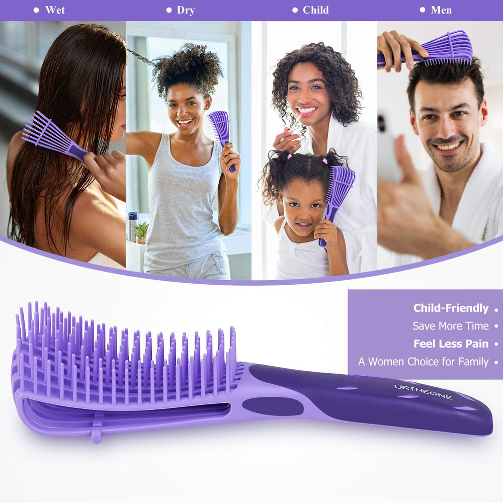 URTHEONE brosse démêlante ensemble accessoires avec peigne et barre de contrôle.