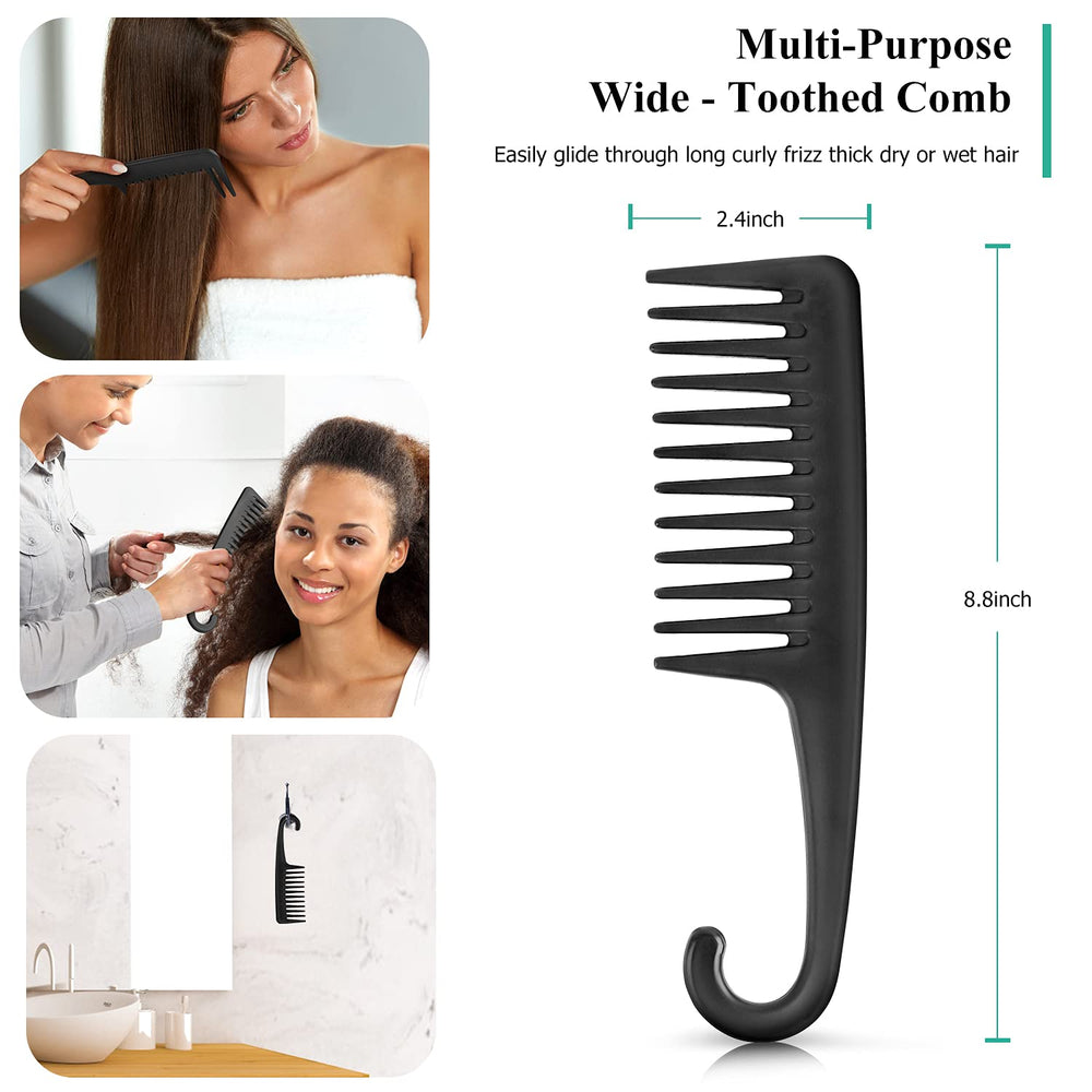 URTHEONE brosse demelante noire utilisable sous la douche.
