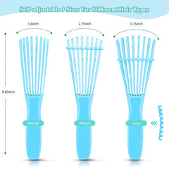 Brosse URTHEONE démêlante avec prise confortable pour un coiffage précis.
