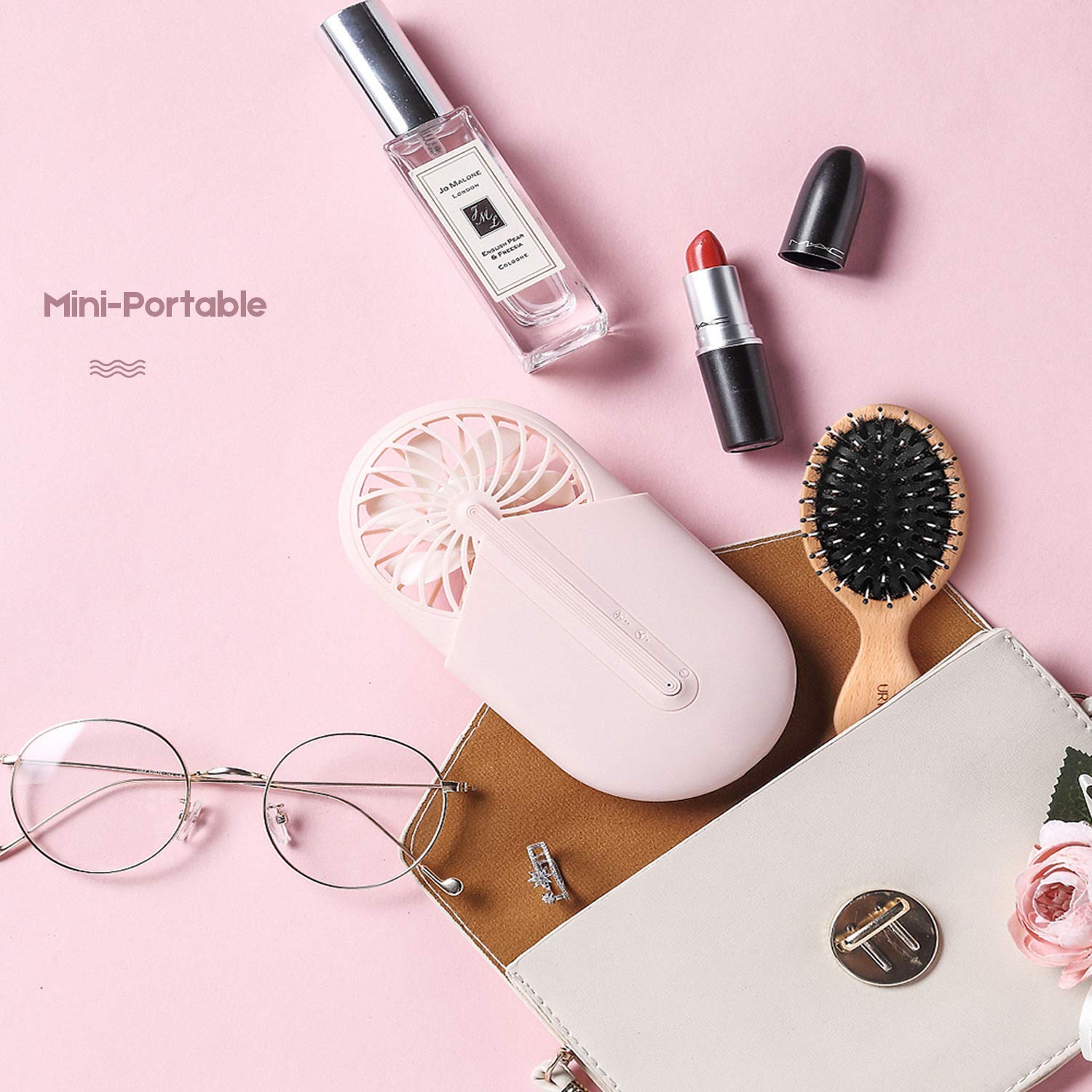 URTHEONE brosse mini à poils de sanglier, cheveux épais démêlés sans douleur et brillance naturelle.