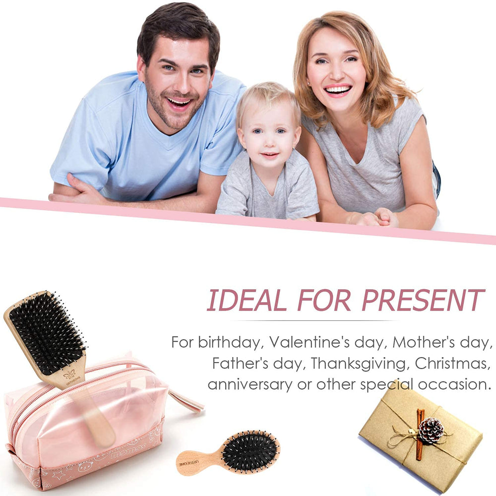 URTHEONE ensemble brosse et peigne, pratique au quotidien et en voyage