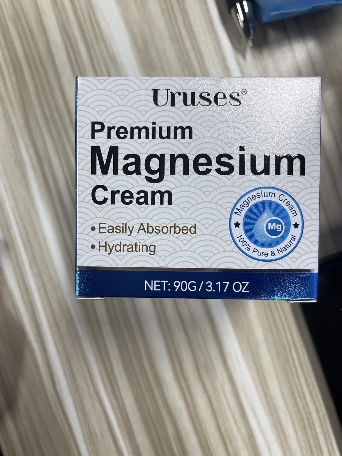 Uruses Crème Magnésium - pot pour hydratation durable de la peau