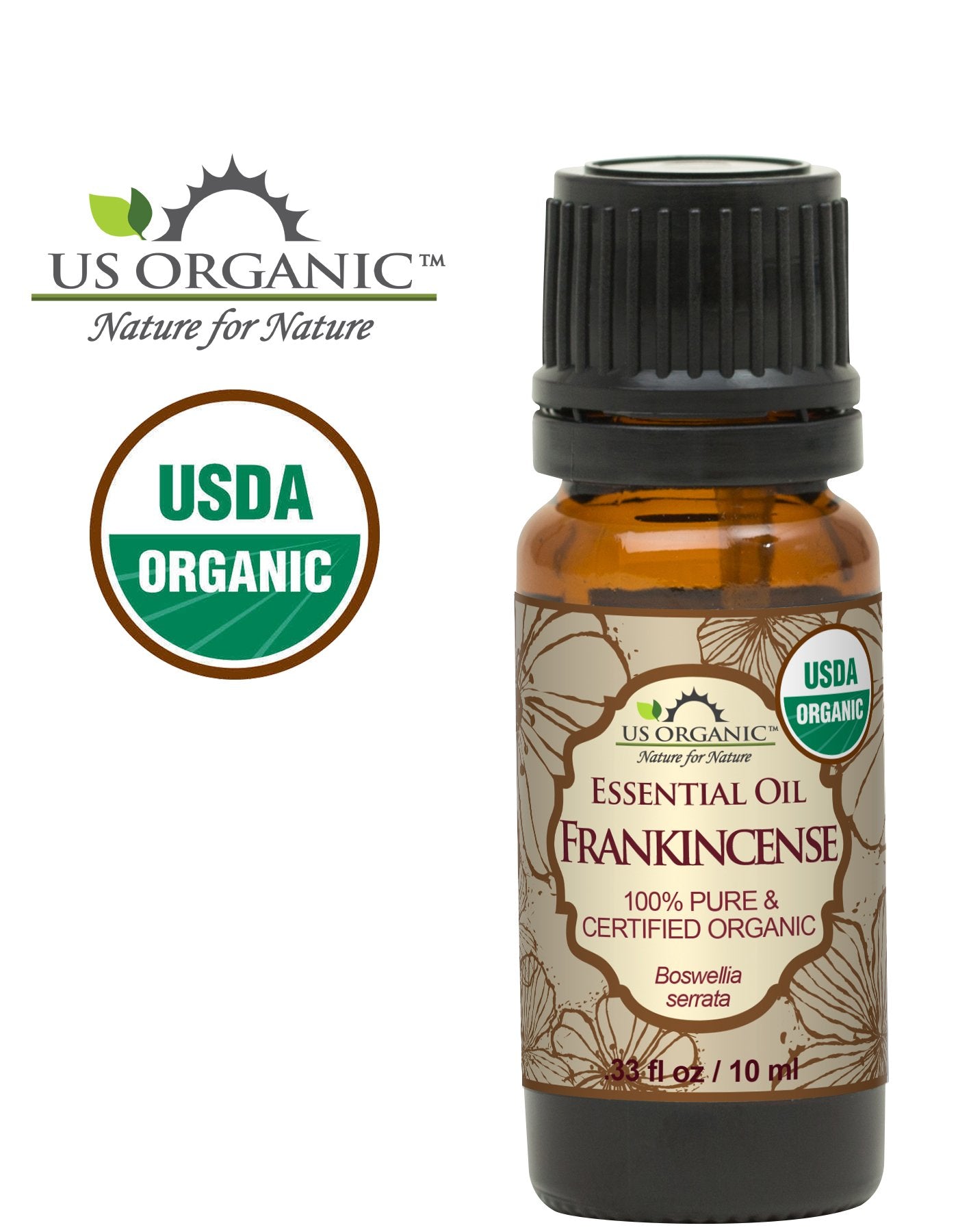 US Organic huile essentielle d’encens — arôme résineux qui crée une atmosphère calme.