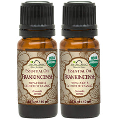 Huile essentielle US Organic d’encens Boswellia serrata en flacon de 10 ml, parfum boisé.
