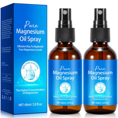 USBSREGARDS magnésium spray pieds, flacon verre, absorption rapide et pratique.