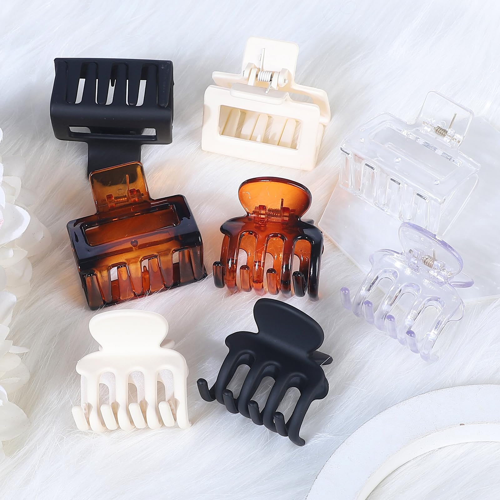 USDNICE ensemble clips couleur variée, assorti à toutes tenues.