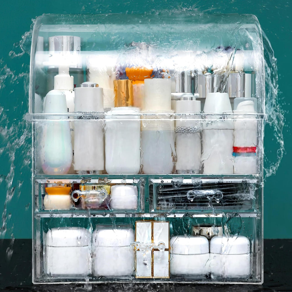 UShioart organisation-maquillage en acrylique transparent grande capacité.