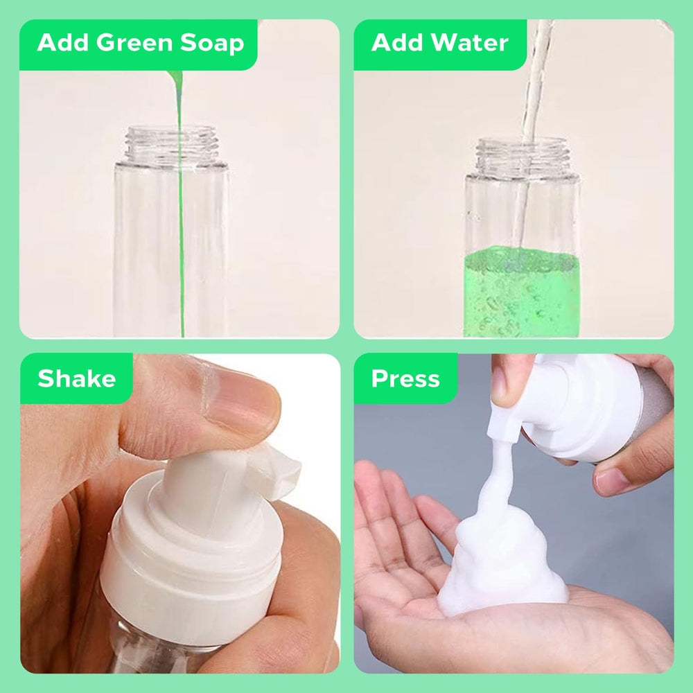 Usiriy Green Soap bundle with bottle for tattoo care