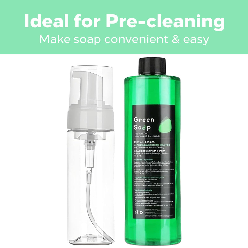 Usiriy Green Soap cleaning equipment during a session