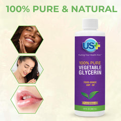 US+ 32oz glycerin pour area demonstrates easy measuring for DIY projects.