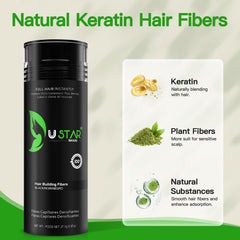 USTAR Fibres kératine – mélange naturel et homogène