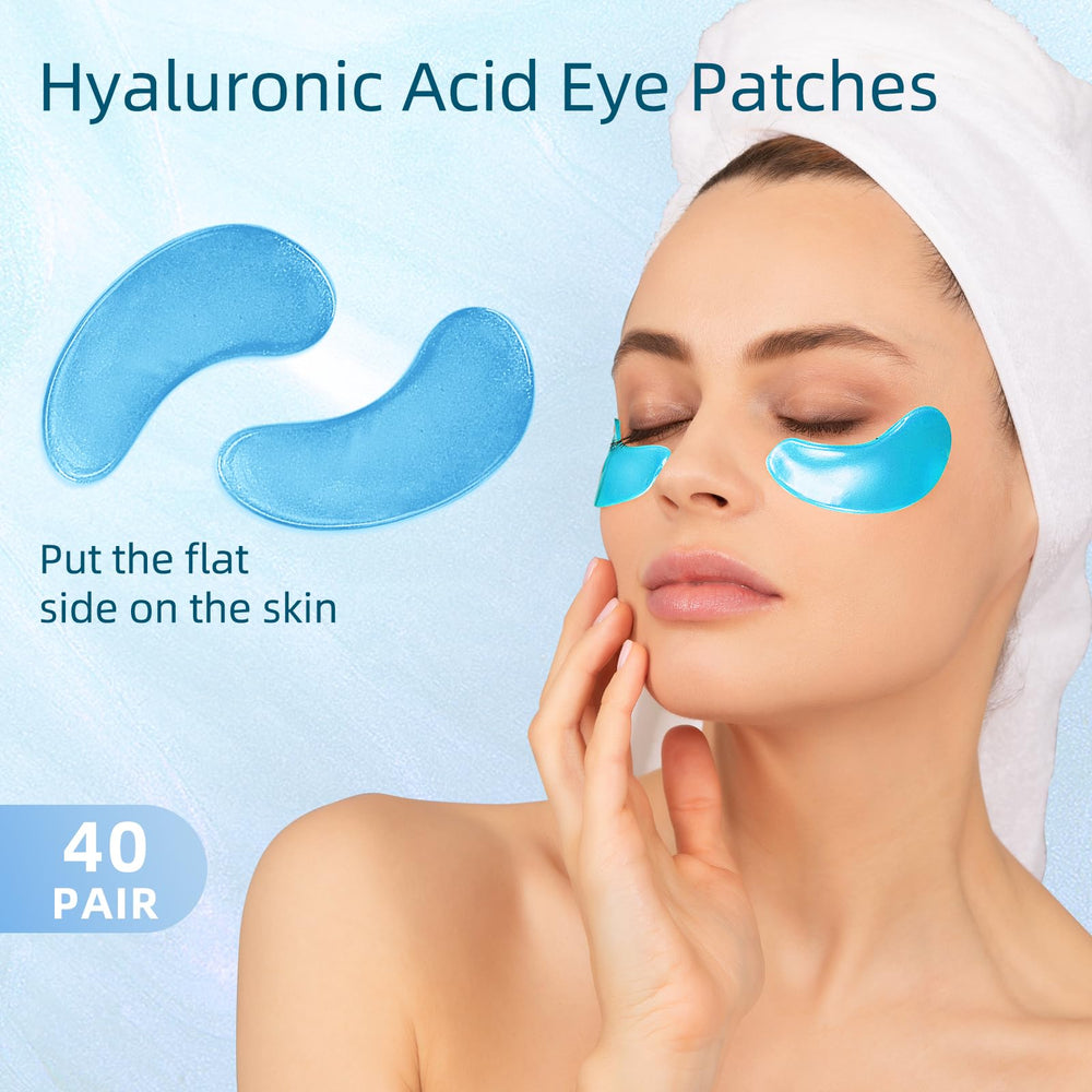 USTELIR patches yeux – emballage individuel pour l'hygiène et la fraîcheur.