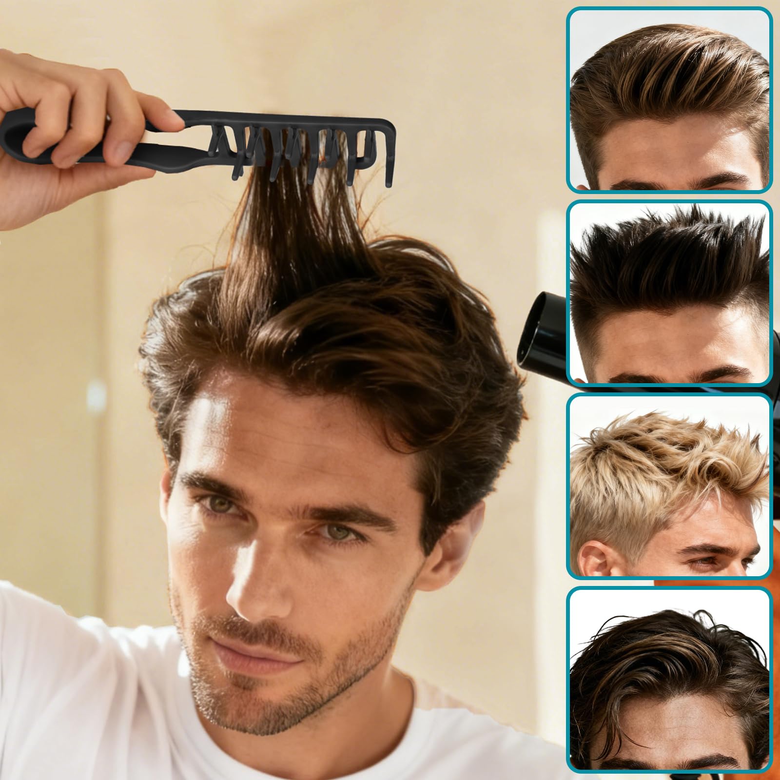 Utmiga Texture Comb – version compacte et portable pour retouches nomades.