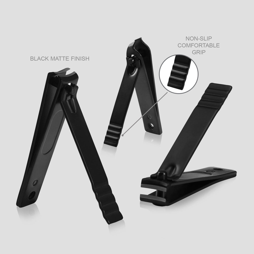 Etui voyage en cuir synthétique noir Utopia Care