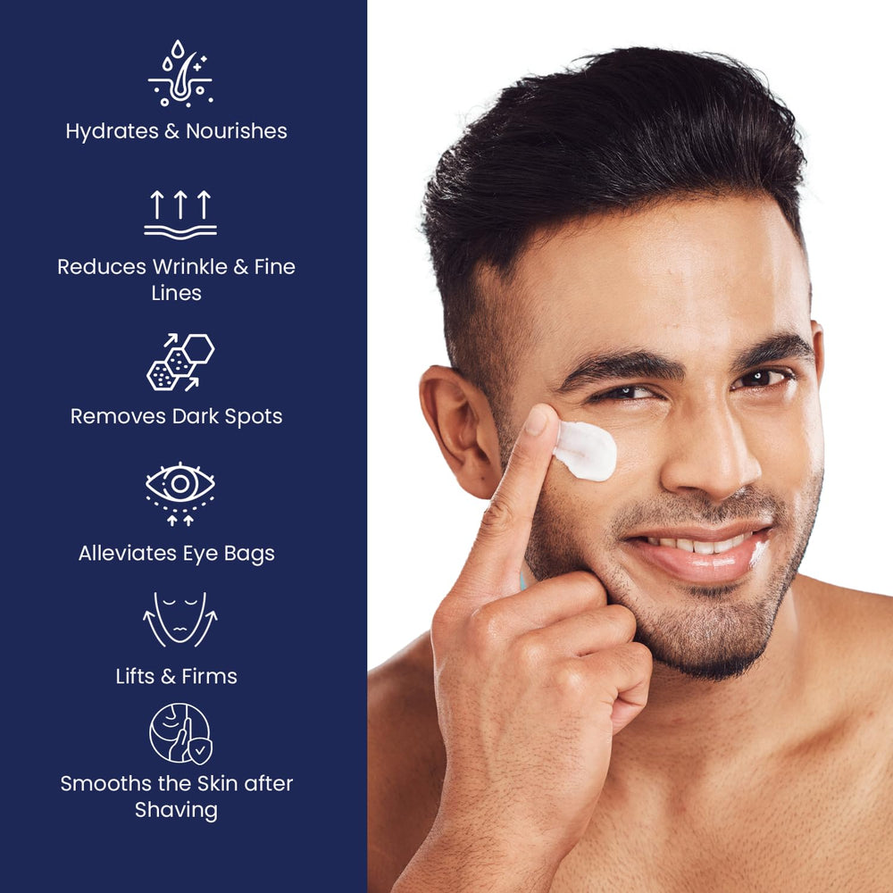 Crème Uttse visage homme: action anti-age et fermete potentielle.
