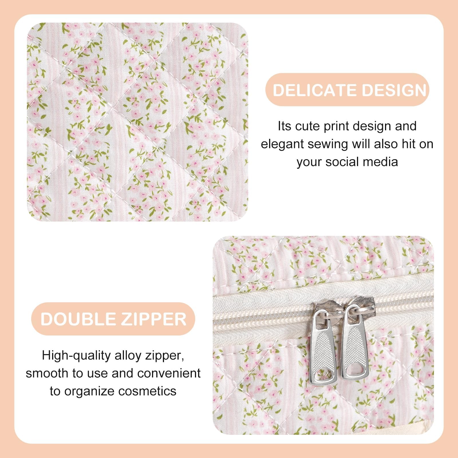 UUYUUY design floral chic, parfait pour sac à main et voyage.