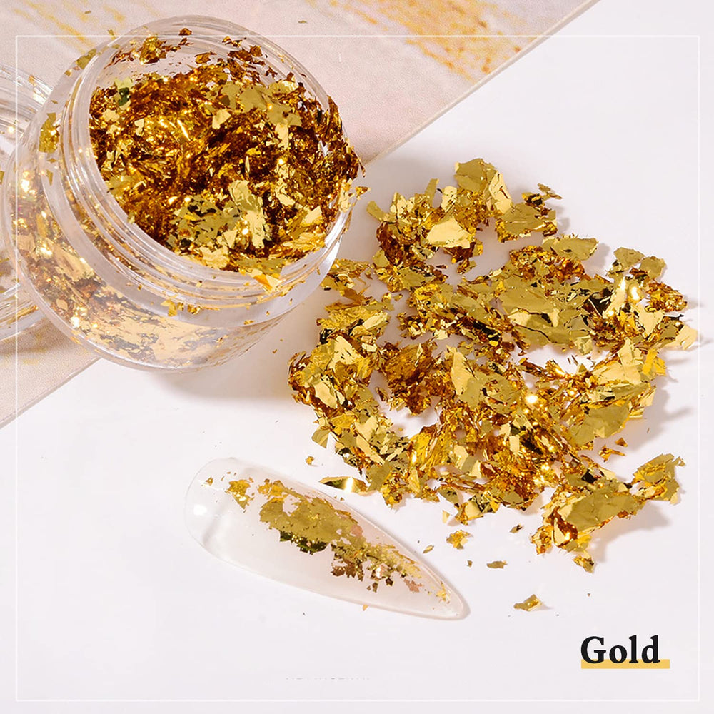 UVANKAUP feuilles d’or en bouteille, adhérence rapide sur surfaces variées