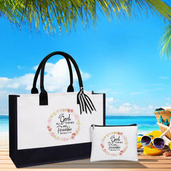 Trousse maquillage à double couture Uwingess pour rangement pratique