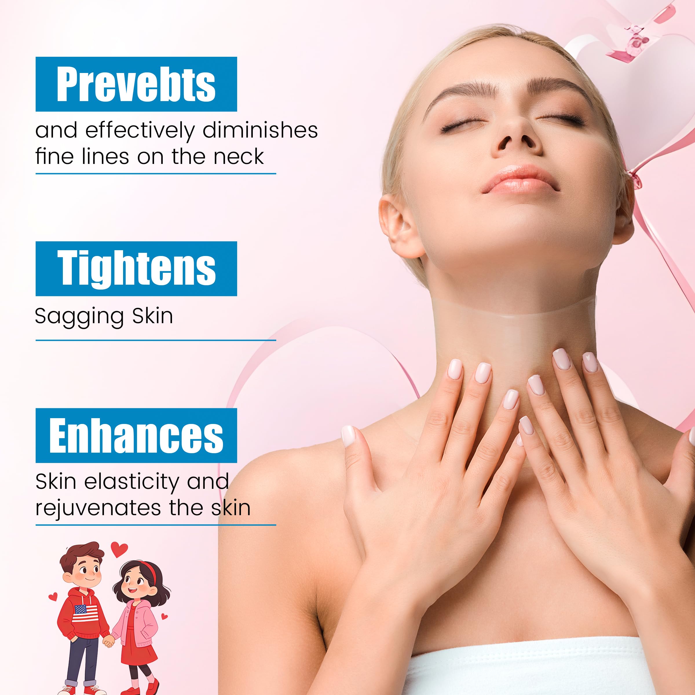 UZTUZT Masque Cou Fermant Elasticite – apporte une sensation de fermete apres usage.