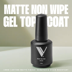 V Beauty Pure Top Coat Matte – application rapide et fini uniforme