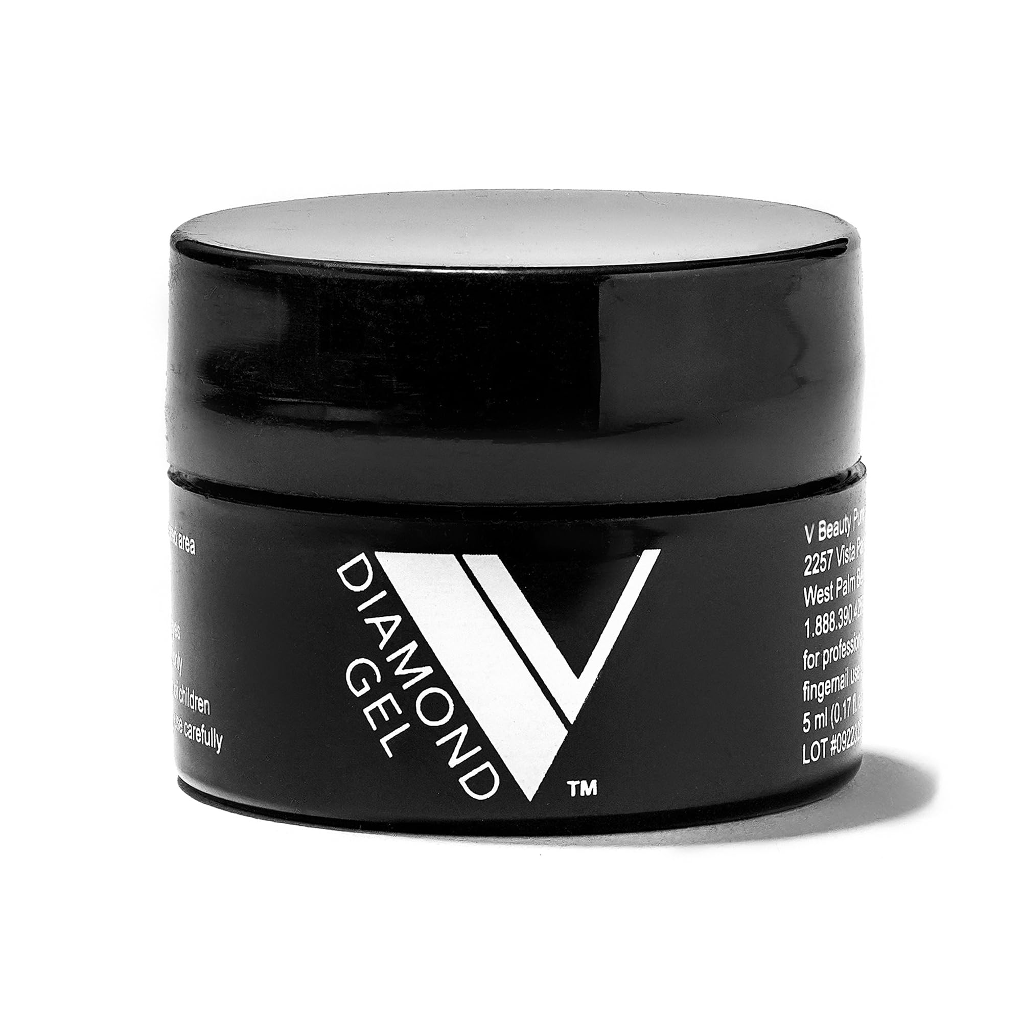 V Beauty Pure Colle Gel Diamant pour art des ongles 3D, adhérence durable pour embellissements