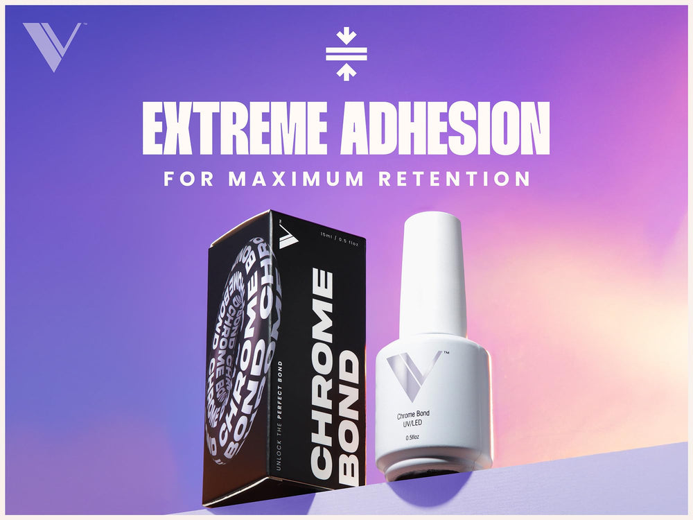 Effet chrome brillant qui capture la lumière avec V Beauty Pure